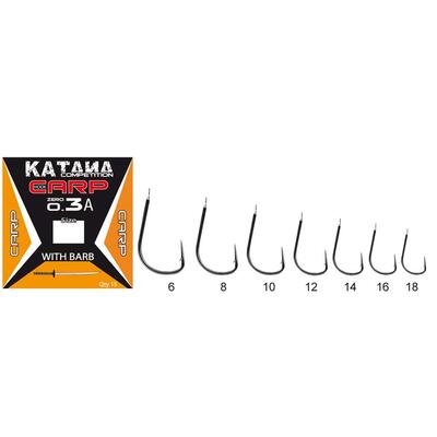Carlige Maver Katana Competition Carp KC03A, 15buc/plic Nr.10 15buc/plic