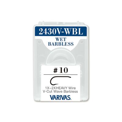 Carlige Varivas Fly 2430V-WBL Wet Barbless Nr.10