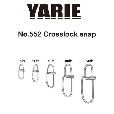 Agrafa Yarie Jespa 552 Crosslock Snap 50lbs 9buc/plic