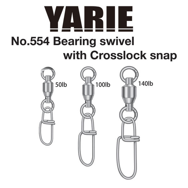 Agrafa Yarie Crosslock + Vartej cu Rulment 554 50lbs 3buc/plic