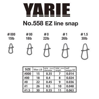 Agrafa Rapida Yarie 558 Ez Line Snap, 11buc/plic Nr. 0