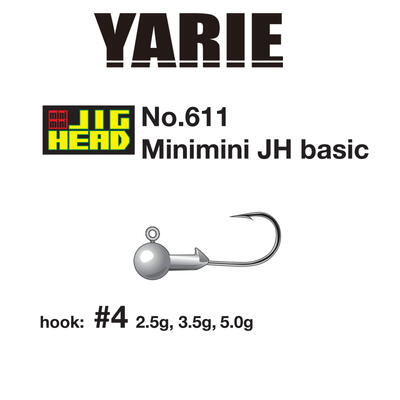 Jig Yarie 611 Mini Basic, Nr. 4 2.5g 5buc/plic