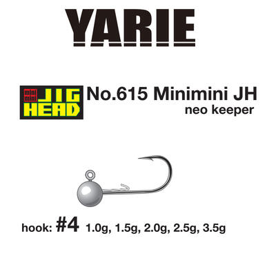 Jig Yarie 615 Mini Neo Keeper Nr. 4 2.5g 5buc/plic