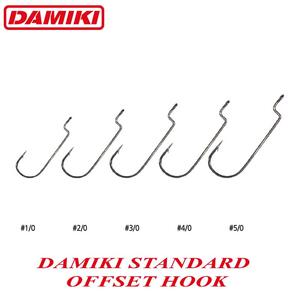 Carlige Damiki Standard Offset Hook 1/0 - 9buc/plic