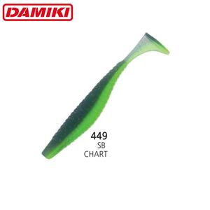 Damiki Armor Shade Paddle 10CM (4'') - 449 (SB Chartreuse)