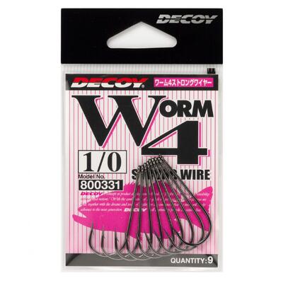 Carlige Decoy Worm 4 Strong Wire Nr.3/0 8buc/plic