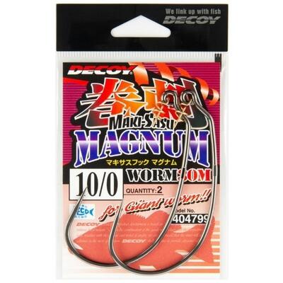 Carlige Offset Decoy Makisasu Magnum Worm 30M Nr.6/0 4buc/plic