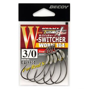 Carlige Offset Decoy S-Switcher Worm 104 Nr.2/0 0.5g, 5buc/plic