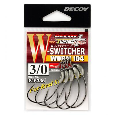 Carlige Offset Decoy S-Switcher Worm 104 Nr.5/0 1.5g, 4buc/plic
