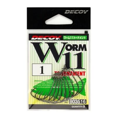 Carlige Offset Decoy Worm Tournament 11 Nr.4 9buc/plic