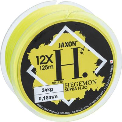 Fir Textil Jaxon Hegemon 12X Supra Fluo, 125m 0.16mm 20kg