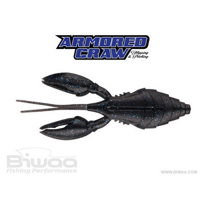 Naluca Biwaa Armored Craw, Black&Blue, 7.5cm, 8buc/plic