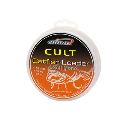 Fir monofilament Climax Cult Catfish Soft Leader 1.4mm/84kg/50m