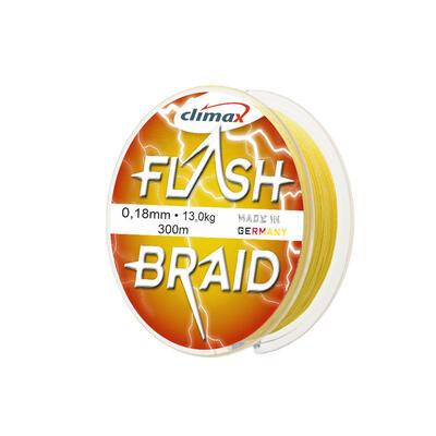 Fir Textil Climax Flash Braid, Fluo Yellow, 100m 0.35mm 30.0kg