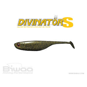 Shad Biwaa Divinator S Black Gold 13cm, 4buc/plic