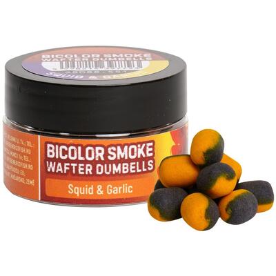 Wafters Benzar Mix Bicolor Smoke Critic Echilibrat, Dumbell , 10mm, 30ml, Squid&Garlic (Violet si Galben)