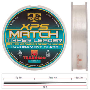 Fir Inaintas Conic Trabucco XPS Taper Leader Match, 10x15m 0.18-0.28mm