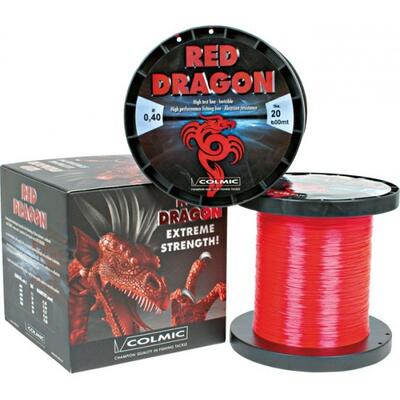 Fir Monofilament Colmic Red Dragon 600-800m 0.40mm 9.10kg 600m