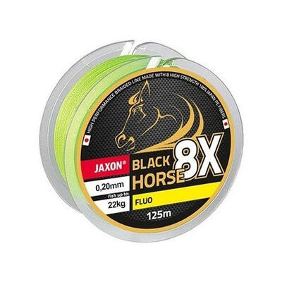 Fir Textil Jaxon Black Horse PE 8X Fluo 125m 0.12mm/10kg