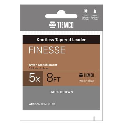 Fir fluorocarbon Tiemco Finesse Leader 4X 8ft