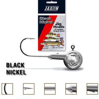 Jig Jaxon Tanami Black Nichel, carlig nr.6/0, 15gr