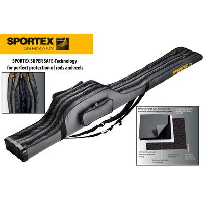 Husa Lansete Sportex Super Safe Hard Shell Bag For Carp Rods 198cm