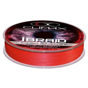 Fir textil Climax I Braid Fluo Red 0.08mm/6kg/135m