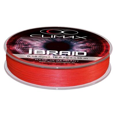 Fir textil Climax I Braid Fluo Red 0.22mm/21.5kg/135m