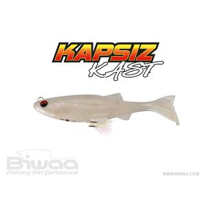 Swimbait Biwaa Kapsiz Cast 15cm, 40g, culoare 008 Pearl White