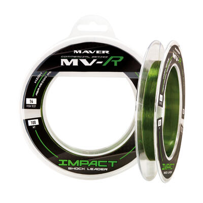 Fir Monofilament Maver MV-R Low Impact Shock Leader Sinking, Dark Green, 100m 0.50mm 19.50kg/42.99lbs