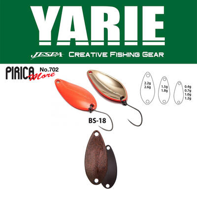 Lingurita Oscilanta Yarie 702 Pirica More, Culoare BS-18 Gradation R Dark Brown, 1.5g