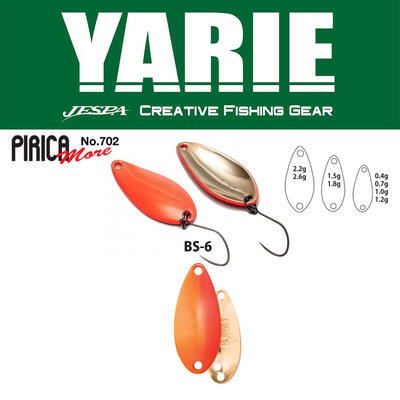 Lingurita Oscilanta Yarie 702 Pirica More, Culoare BS-6 Candy Orange, 1.8g