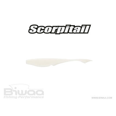 Shad Biwaa Scorpitail 13cm, culoare Pearl White