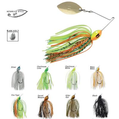 Spinnerbait Colmic Herakles Flatter Compact 7g Silver