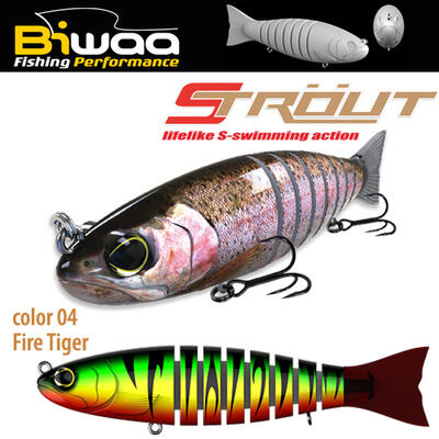Swimbait Biwaa Strout 14cm/29g, culoare Fire Tiger