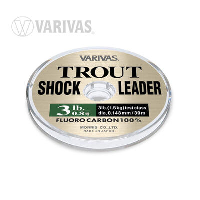 Fir Fluorocarbon Varivas Trout Shockleader 30m/0.235mm/8lb