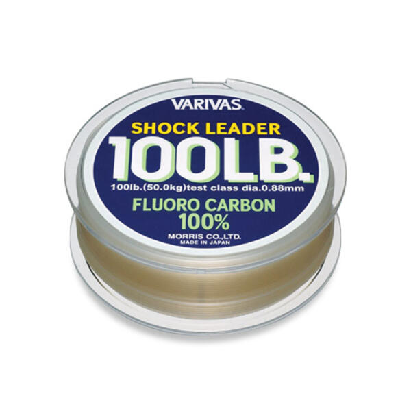 Fir Fluorocarbon Varivas Shock Leader, Natural, 30m 1.00mm 130lbs